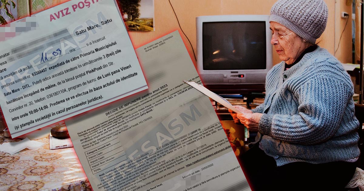 FOTO. Vai și amar! Finanțele locale pun pe drumuri mii de sătmăreni. Au ”uitat” un detaliu