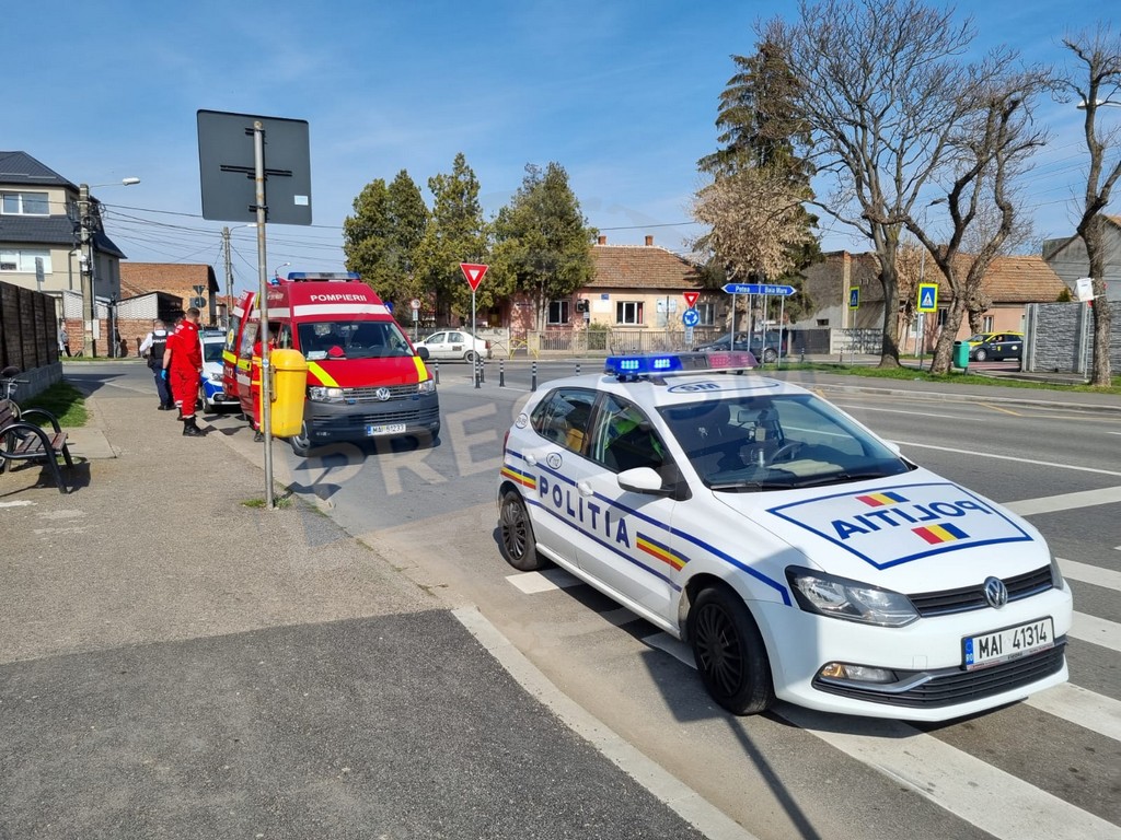 Accident în municipiul Satu Mare: biciclistă (76 ani) rănită, șoferul (67) a fugit