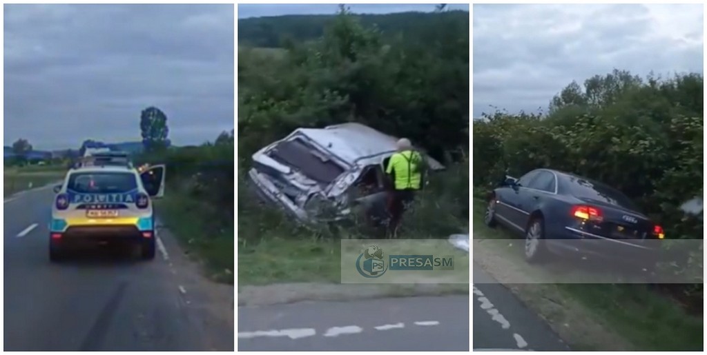 VIDEO. Accident cu trei victime în județul Satu Mare. Șoferul care a fugit, trimis în judecată