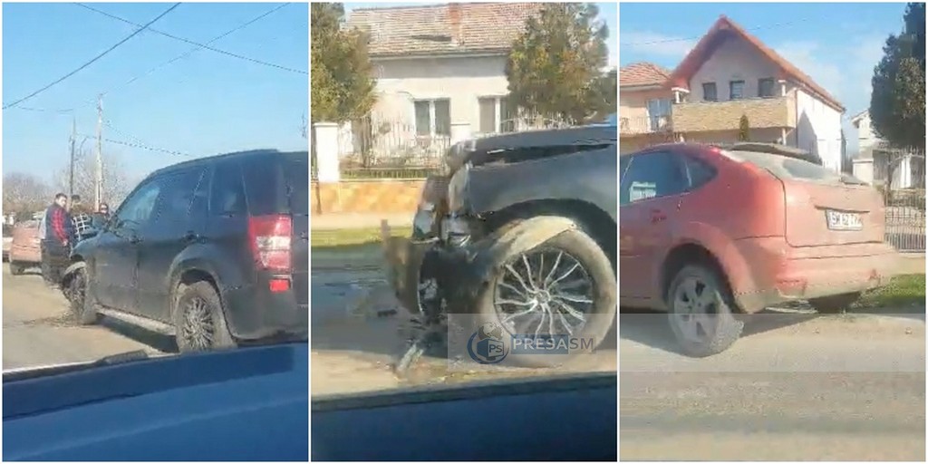 VIDEO. Accident rutier pe Drumul Odoreului. Mașină de teren vs automobil