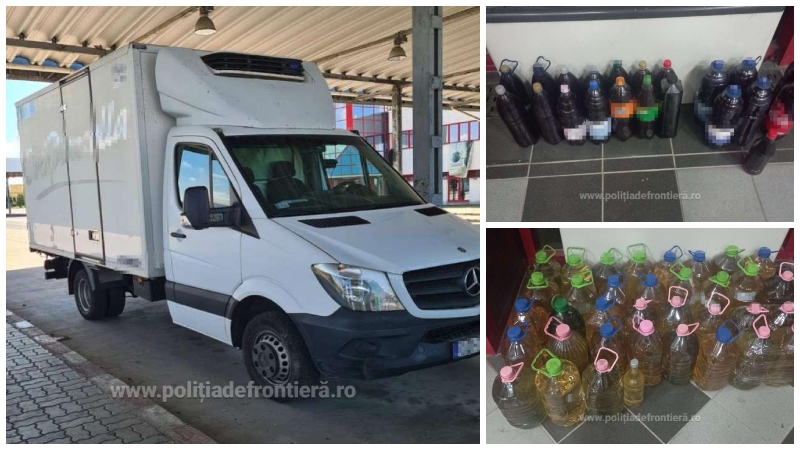 FOTO. Pălinca pentru diaspora, confiscată în Vama Petea. Paști fără pălinca de acasă