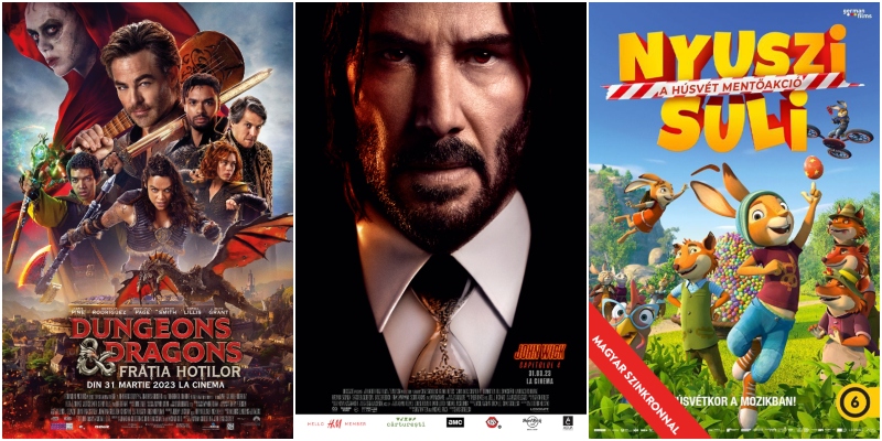 Ce filme noi vedem la Cineplexx Satu Mare din 31 Martie