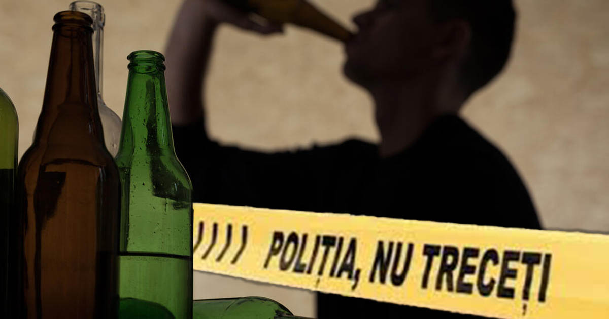 Moarte cumplită într-un județ din țară. Bărbatul a încurcat sticla de bere. Ginerele a încercat să-l salveze