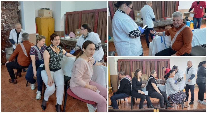 RESPECT! Primarul model din județ! A mobilizat zeci de persoane să doneze sânge