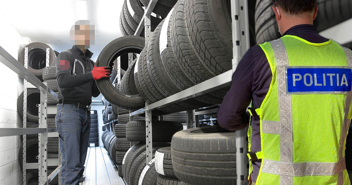 Anvelope și jante de zeci de mii de euro furate din niște hale din Satu Mare. Polițiștii l-au găsit pe făptaș