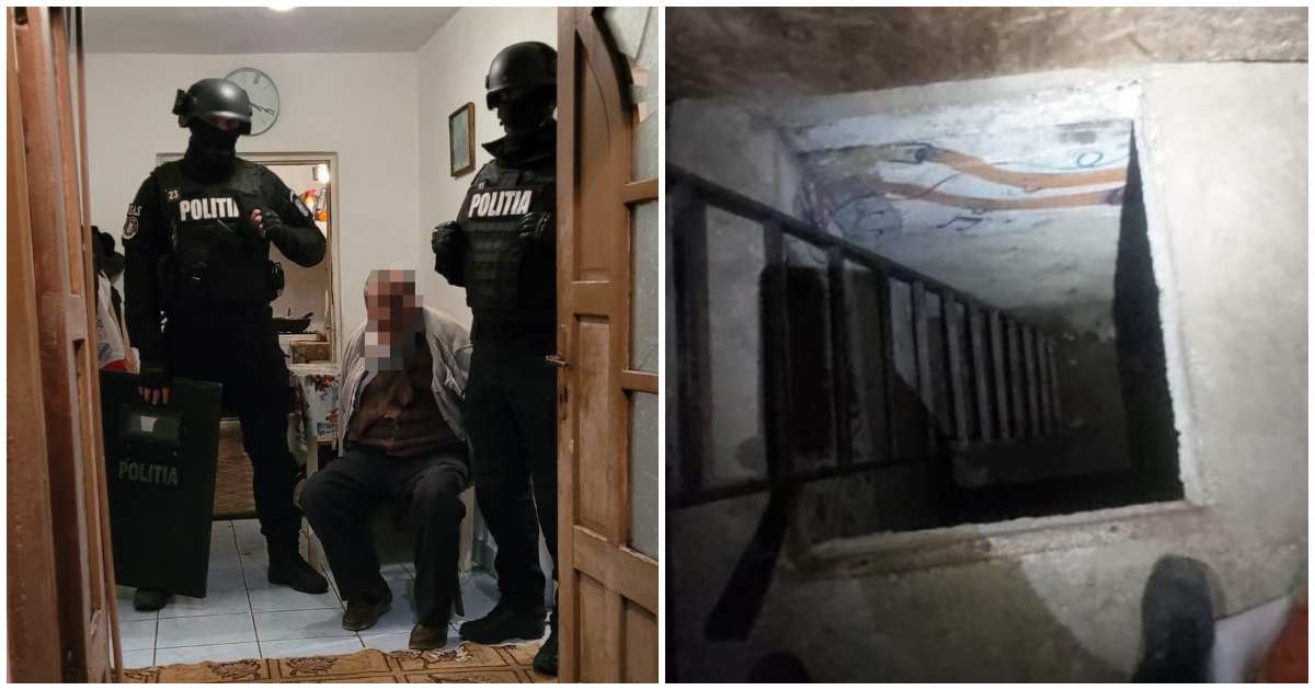 FOTO. Se întâmplă în România. Fetiță de patru ani sechestrată în beci de propriul tată. I-a amenințat pe mascați cu toporul