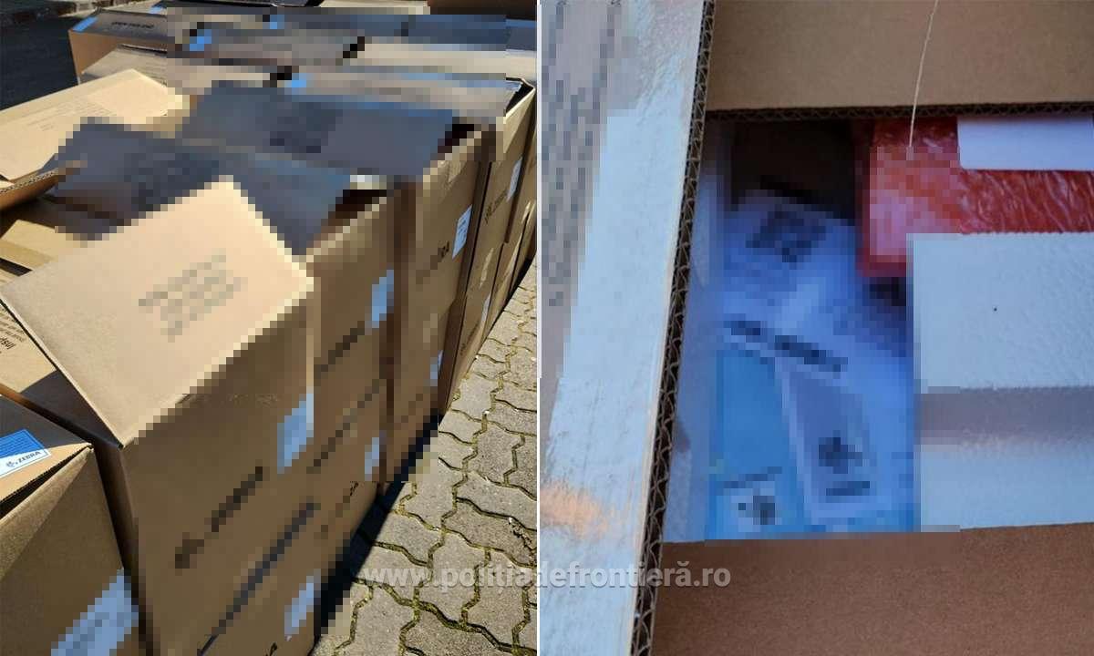 FOTO. Contrabandă cu electronice la vama Petea. Marfă de peste 100.000 de euro, confiscată