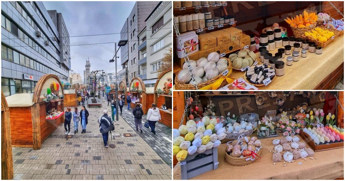 FOTOGALERIE. S-a deschis Târgul de Paște. Sătmărenii, așteptați cu mic cu mare în centrul orașului