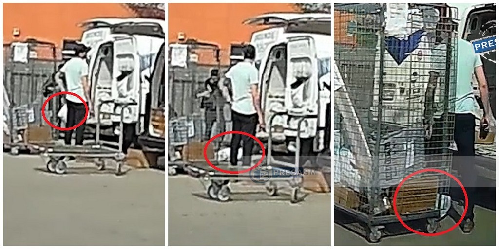 VIDEO. Bătaie de joc la Fan Courier Satu Mare. ”Fotbal” cu coletele clienților, în parcare