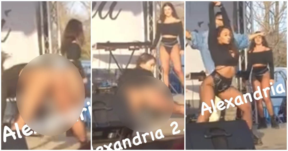 VIDEO. Târg de Florii, "vedetă" pe internet. Dansatoare îmbrăcate sumar și dans lasciv pe scenă, pentru sărbători