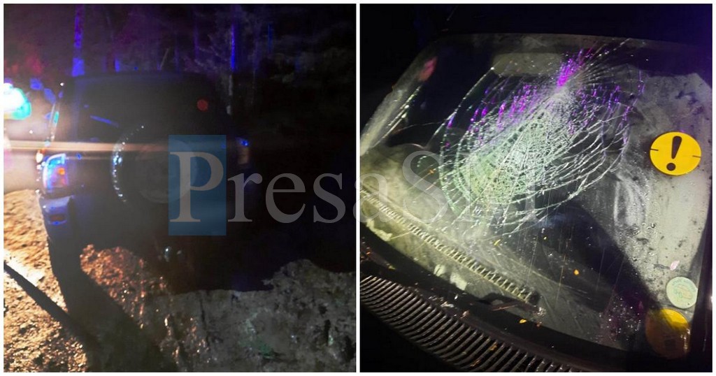 FOTO. Un șofer începător a făcut prăpăd în Oaș. Beat la volan, a accident un om și a fugit