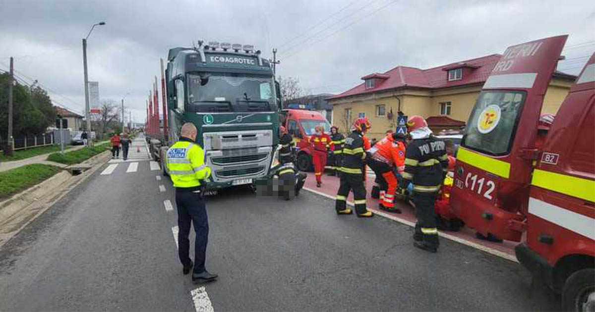 FOTO/VIDEO. Accident cumplit în țară. Copil de trei anișori, ucis de TIR. Fratele și tatăl, în stare gravă la spital