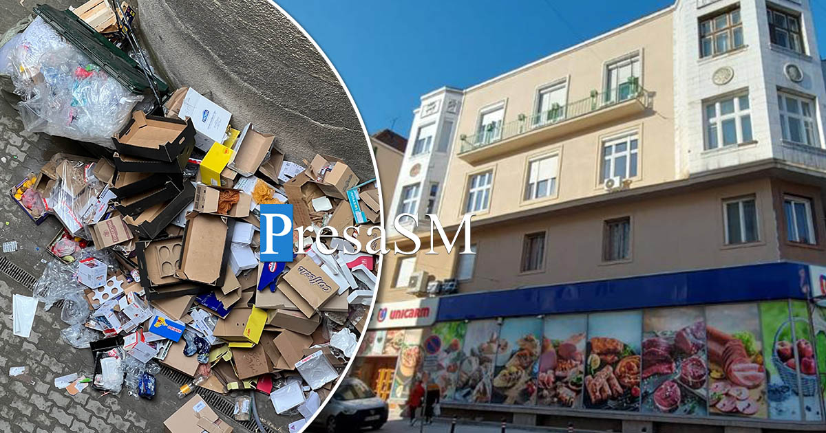 FOTO. Afară-i vopsit gardu'... înăuntru e mizerie. Groapă de gunoi în Casa Albă din Satu Mare