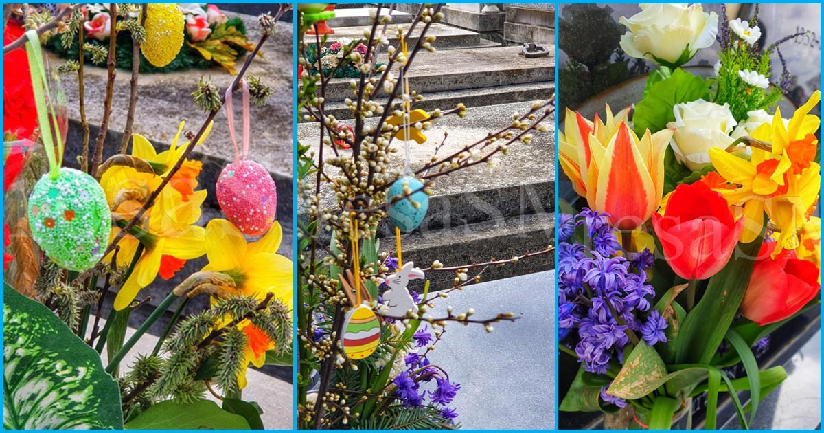 FOTO. Cimitirele din oraș s-au umplut de culoare. De sărbători, sătmărenii nu au uitat de cei trecuți la cele veșnice