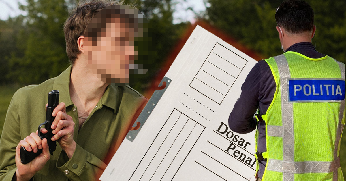 Pățania unui tânăr sătmărean. S-a lăudat cu arma luată din Anglia. Polițiștii i-au făcut cadou un dosar penal