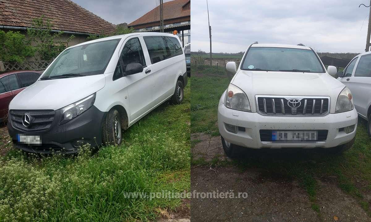 FOTO. Un român și un maghiar s-au pregătit să plece din țară cu mașinile. Frontieriștii i-au lăst fără automobile