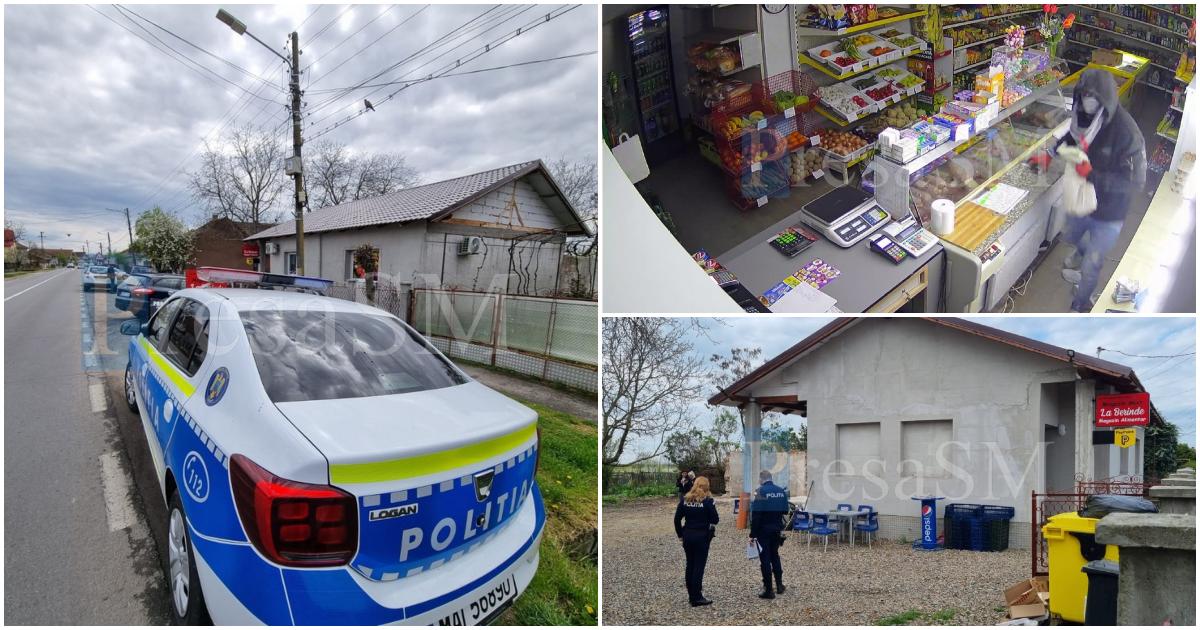 FOTO. Spargeri pe bandă rulantă în Odoreu. Hoțul a profitat de sărbători, a dat lovitura la biserici și magazine
