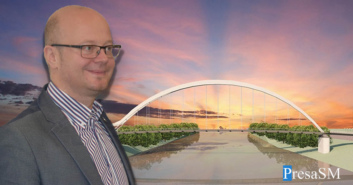 FOTO/VIDEO. Începe construcția pasarelei peste Someș. Anunțul făcut de primarul Kereskényi