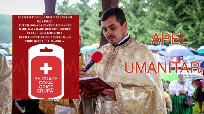 FOTO. Un preot (26 ani) din Satu Mare, în stare gravă. Viața lui depinde de noi