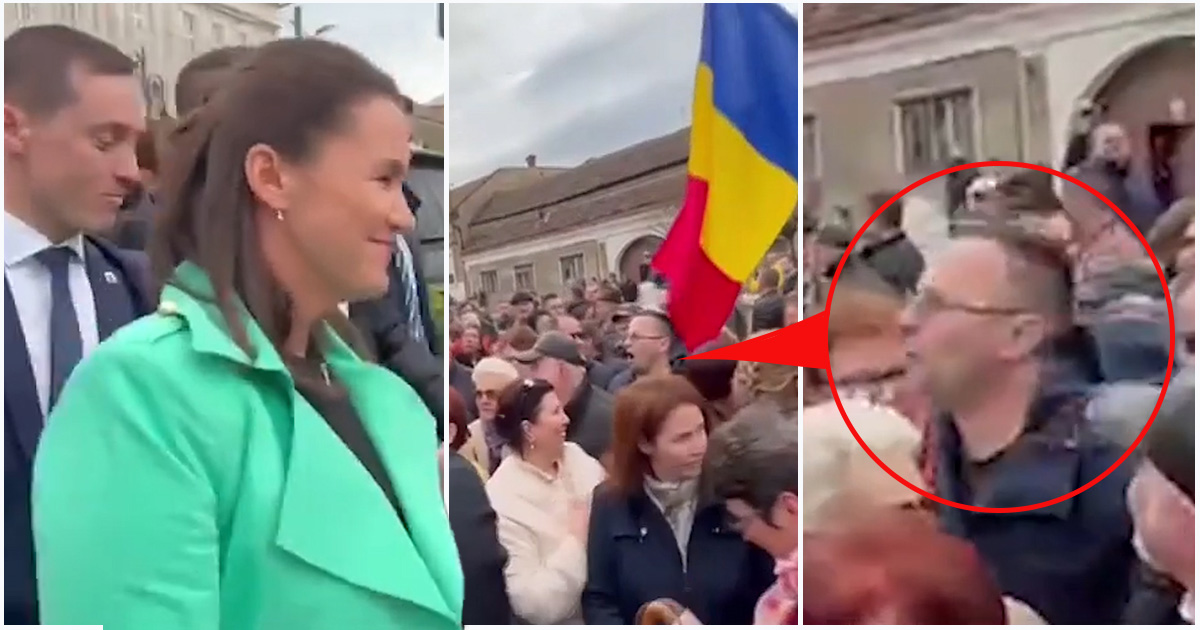 VIDEO. După ce i-ar fi provocat, unul dintre protestatari a scuipat-o pe președinta Ungariei la Carei