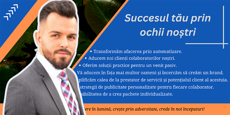 FOTO/VIDEO. Tânărul sătmărean care a dezvoltat o platformă pentru a ajuta mediul de afaceri din Satu Mare