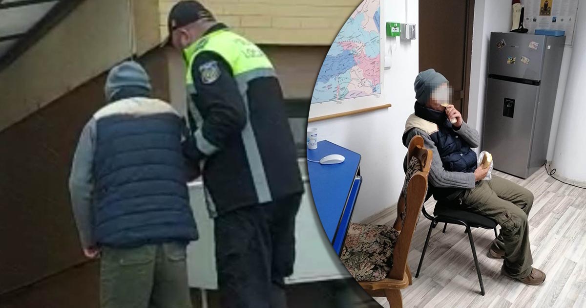 FOTO. Sătmărean, bolnav și dezorientat, găsit pe o stradă in Tășnad. I-au venit în ajutor polițiștii locali