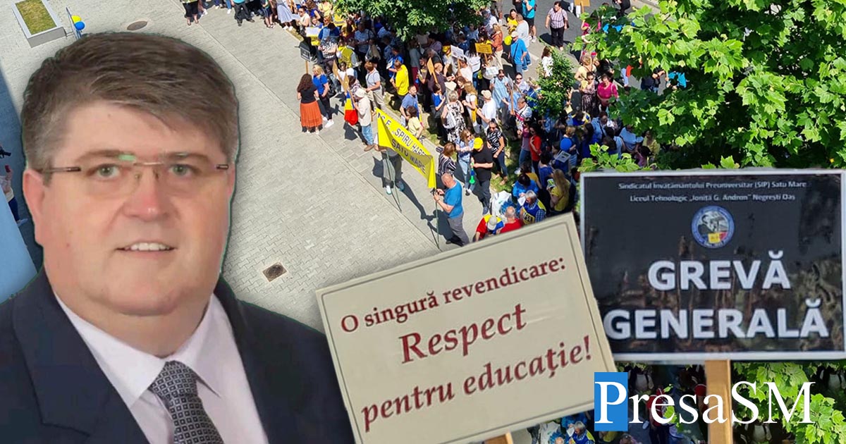 Partidul Forța Dreptei Satu Mare susține profesorii. Ștefan Csordaș: "Sprijin cu toată forța mea aceste demersuri"