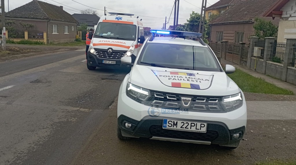 Accident în județul Satu Mare. O șoferiță a ajuns la spital. Vinovată: o altă șoferiță