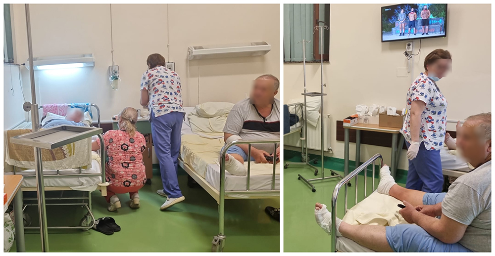 FOTO. Experiența unui pacient simplu dintr-un spital din Satu Mare: ”Am fost tratat cu respect, mulțumesc!”