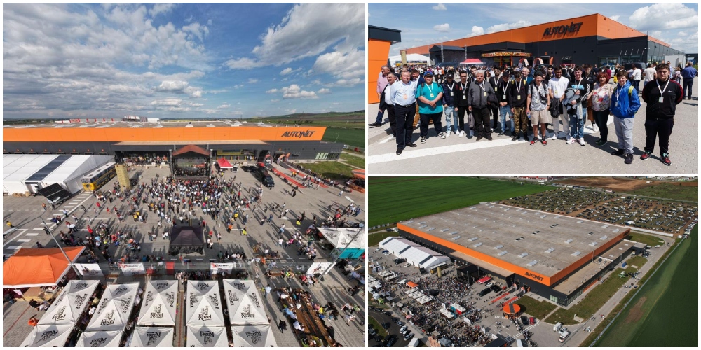 Dublă sărbătoare pentru Autonet Import: inaugurarea noului centru logistic de lângă Turda și super -expoziție cu un număr record de participanți