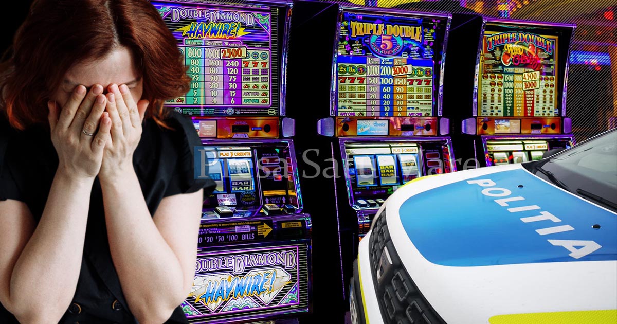 Jaf la un cazino din județul vecin. Momente de groază pentru tânăra angajată. Seiful, golit de bani