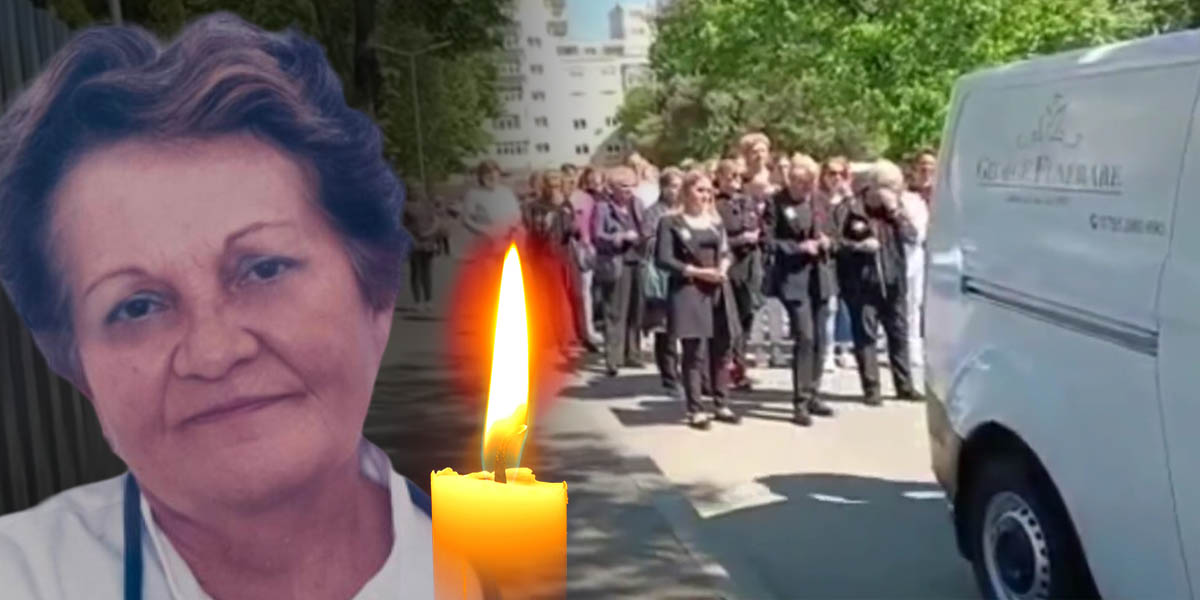 VIDEO. Printre lacrimi și aplauze, doctorul Maria Fodor a ieșit ultima dată pe poarta Spitalului Județean. Omagiul colegilor