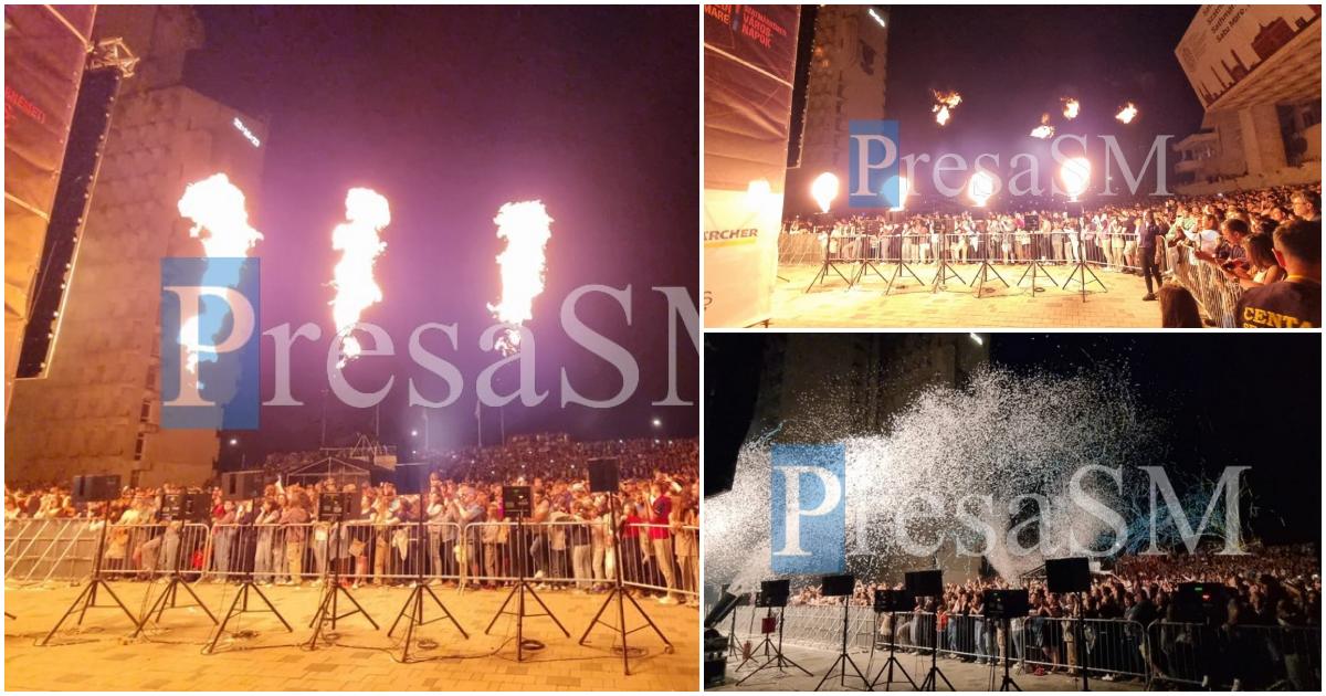 FOTO/VIDEO. Spectacol cu foc la Satu Mare. Centrul Nou, plin până la refuz la concertul Carla's Dreams