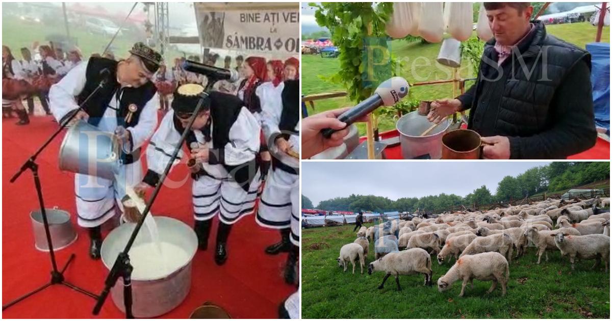 FOTO/VIDEO. Măsurișul laptelui la Sâmbra Oilor. Care este semnificația obiceiului transformat în sărbătoare