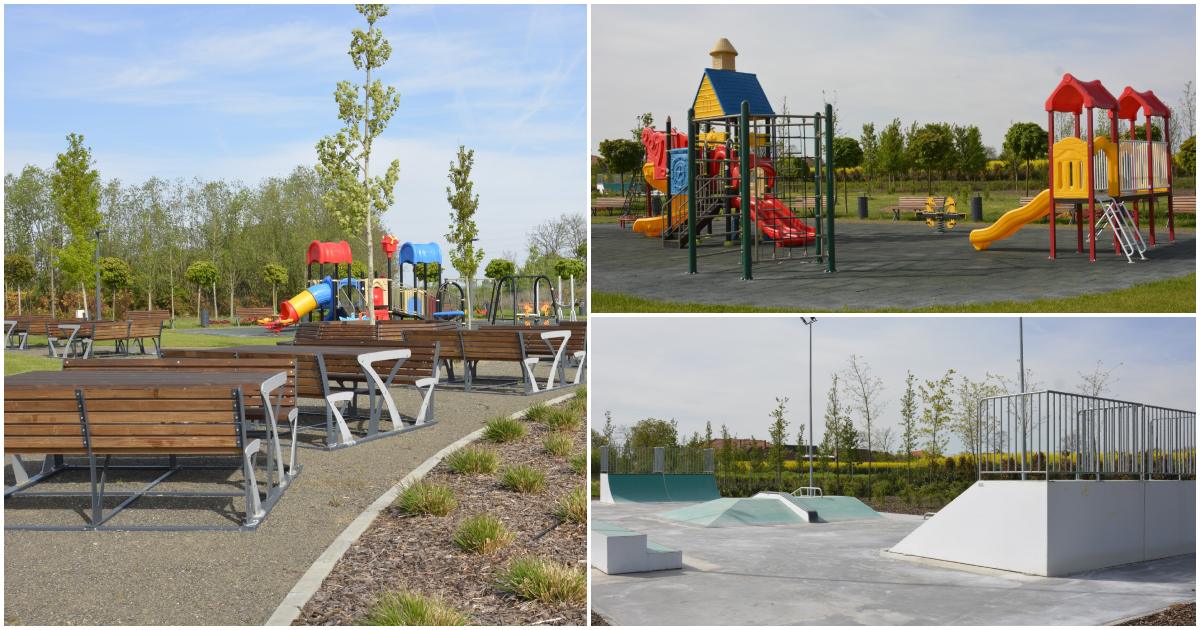 FOTOGALERIE. O nouă zonă de agrement se deschide în județul Satu Mare. Patru hectare transformate în parc și spații de joacă