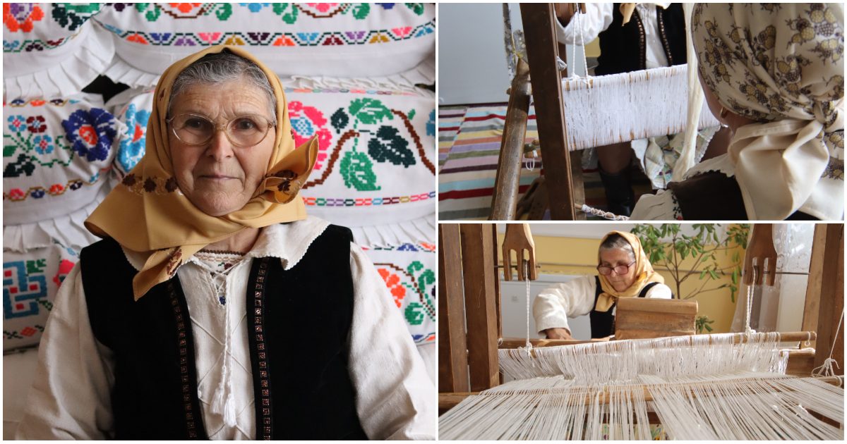 FOTO. Sătmăreancă distinsă cu titlul de Tezaur Uman Viu. Ține în viață meșteșugul țesutului în Țara Codrului