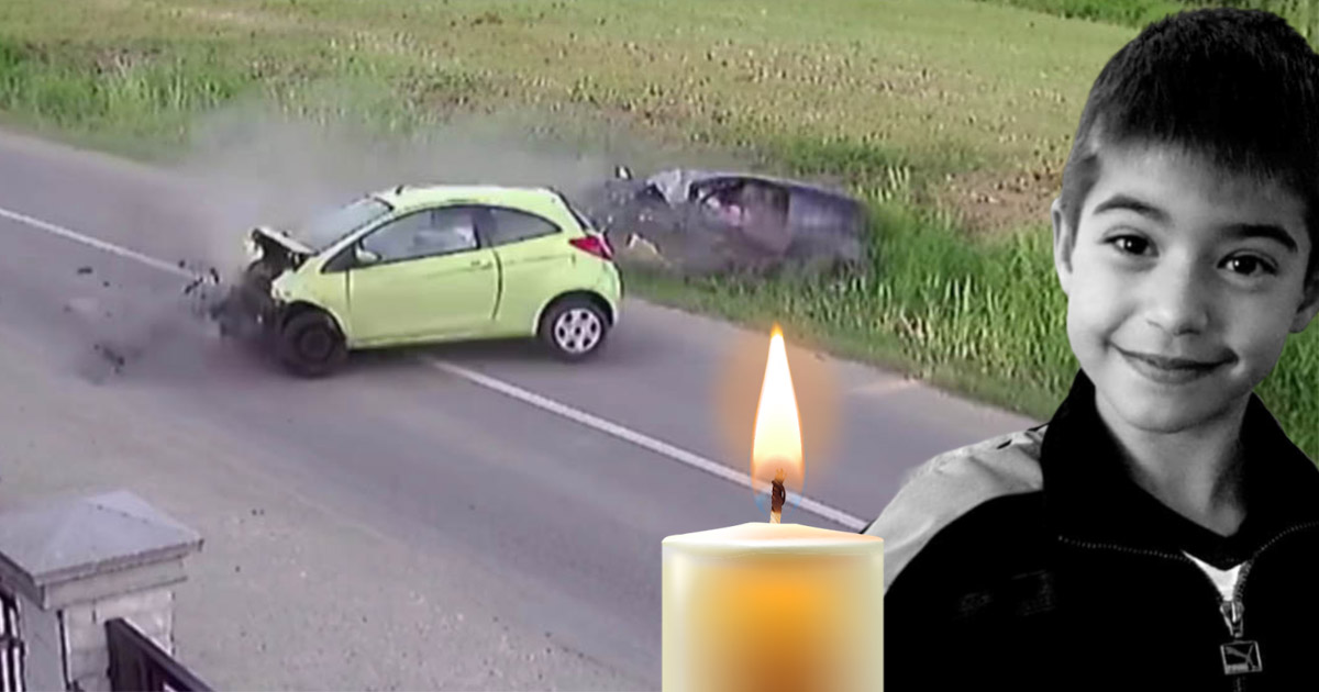 VIDEO. Băiețel decedat într-un accident dramatic. Părinții au salvat alte trei vieți prin gestul lor
