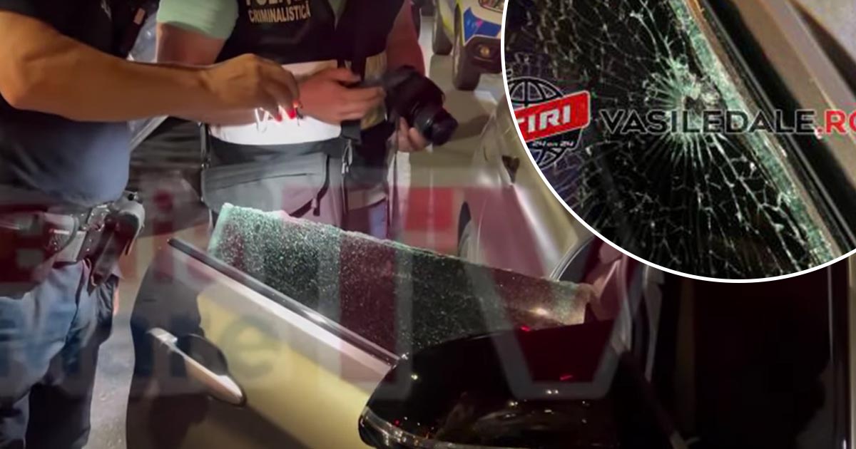 VIDEO. Incident grav în județul vecin. Un tânăr a sunat la 112 că cineva a tras cu o armă asupra mașinii sale. Ar fi al doilea atac