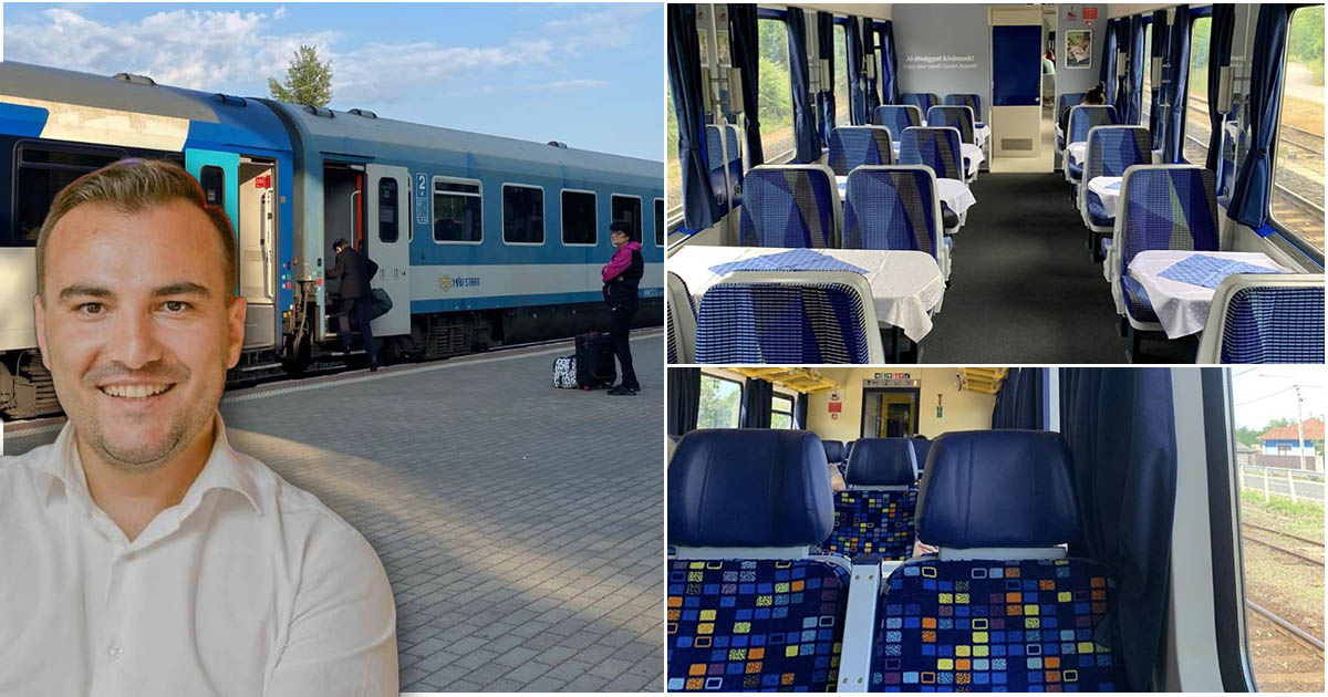 FOTO. Experiență din trenul care leagă Satu Mare de Viena. Viteză redusă la noi, condiții bune raportate la preț