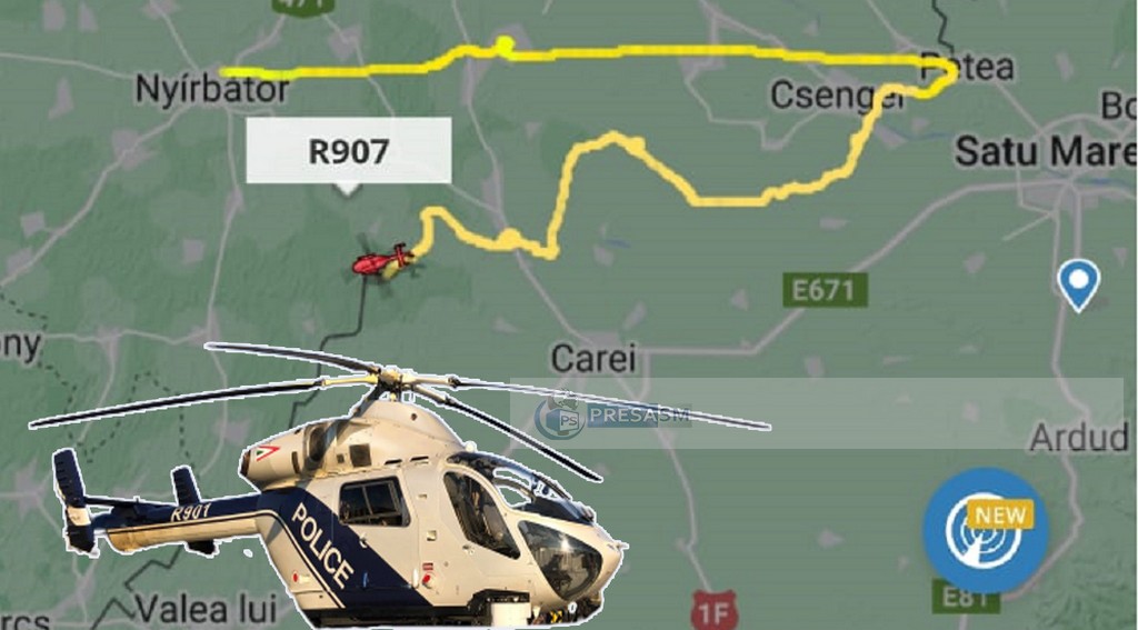 FOTO. Ungaria păzește cu elicopterele granița cu România (inclusiv în zona Satu Mare)