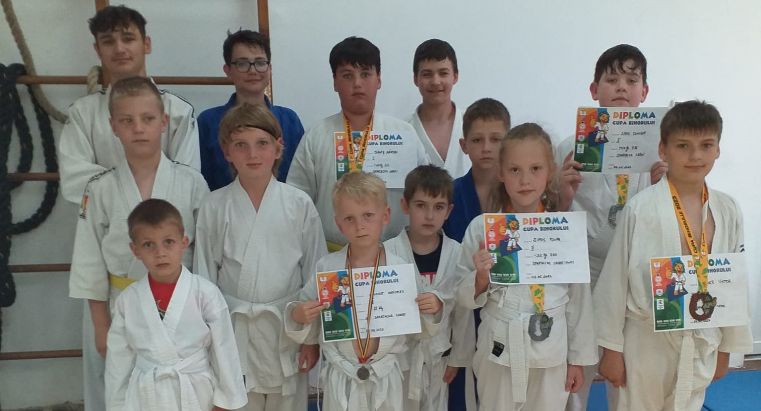FOTO. Micii judoka din Carei, o forță! Spectacol la o competiție internațională, cu sute de participanți
