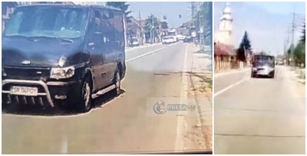 VIDEO REVOLTĂTOR. Mașină pe contrasens, un sătmărean și-a văzut moartea cu ochii la Turulung