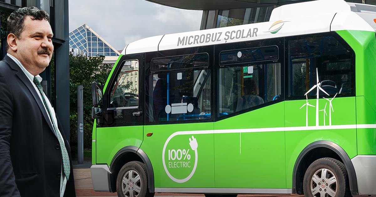 Zeci de microbuze școlare electrice pentru elevii sătmăreni de la sate