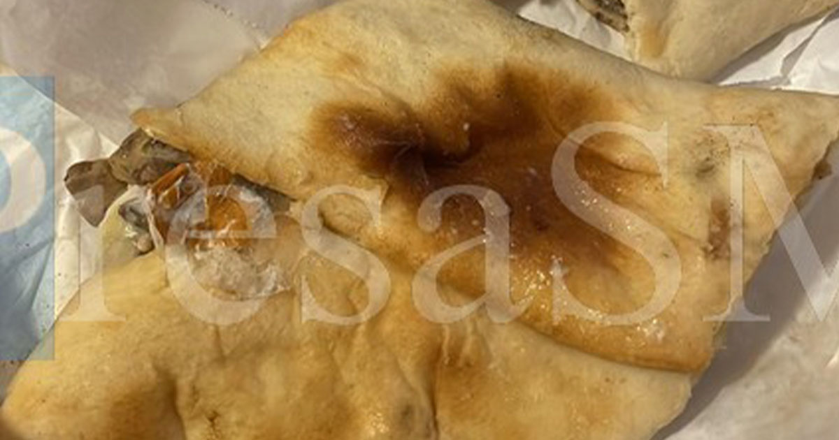 FOTO. Fast-food bandajat, la propriu, pentru un sătmărean. S-a ales cu mai mult decât ciuperci și burduf în pide