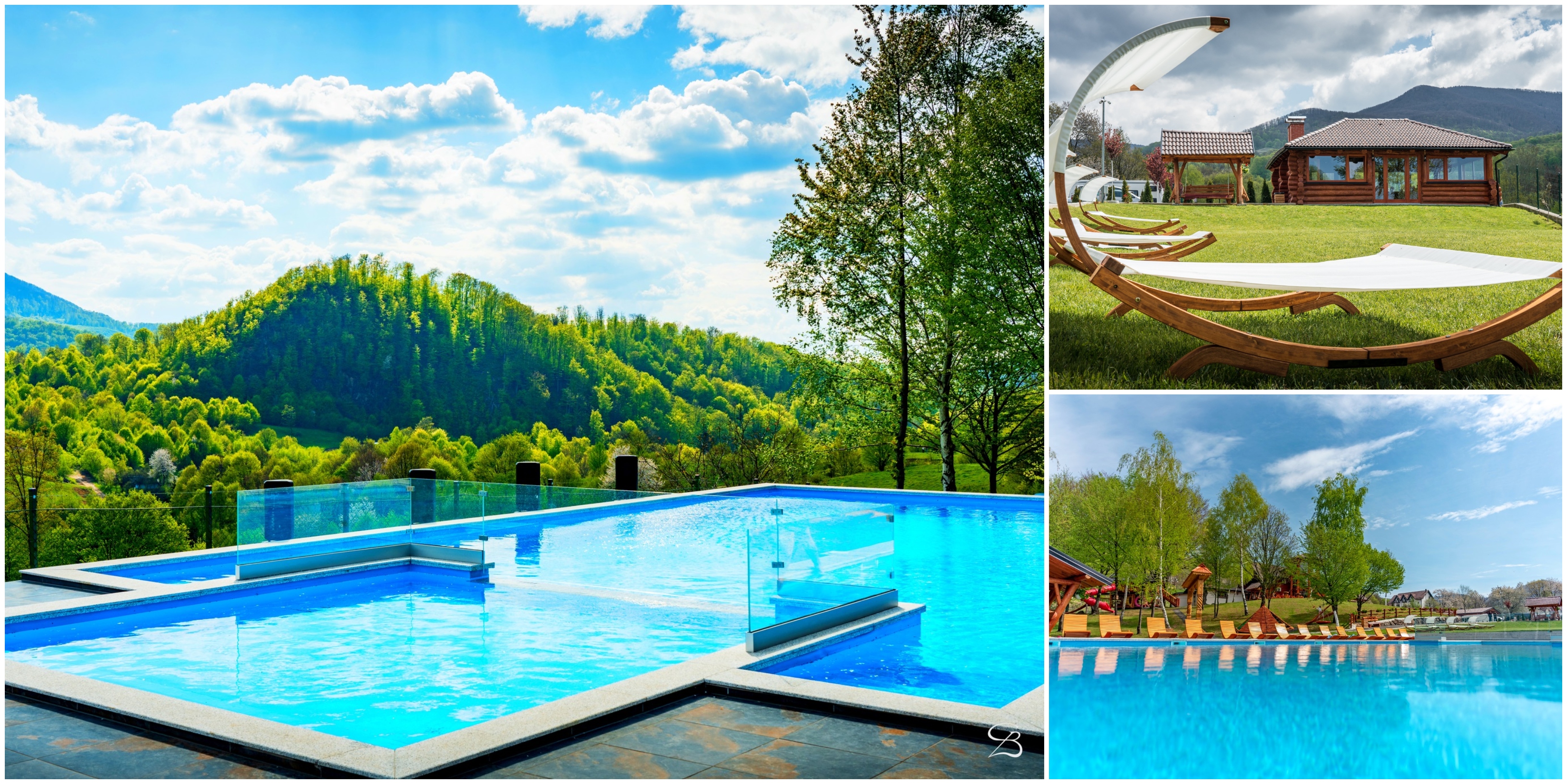 FOTO. Raiul din Oaș. Poate cea mai spectaculoasă piscină din județul Satu Mare