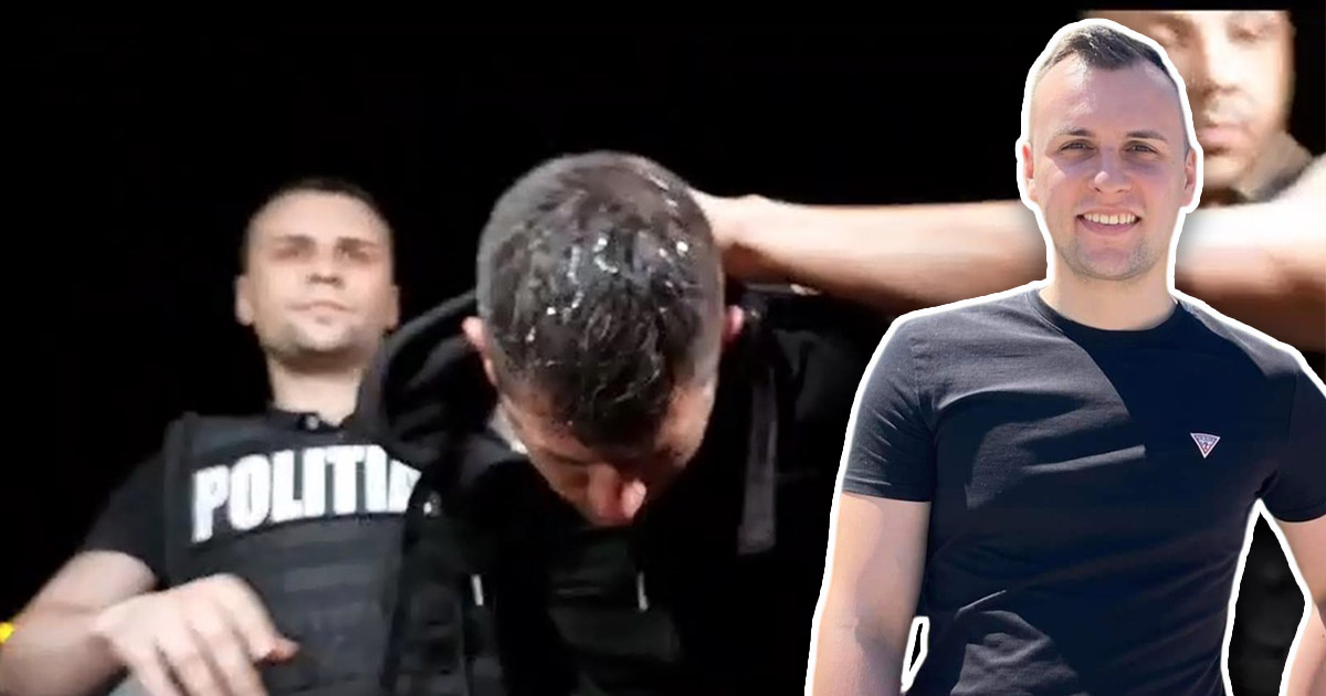 FOTO/VIDEO. Polițistul din Satu Mare care a prins ucigașul a doi bătrâni. Respect!