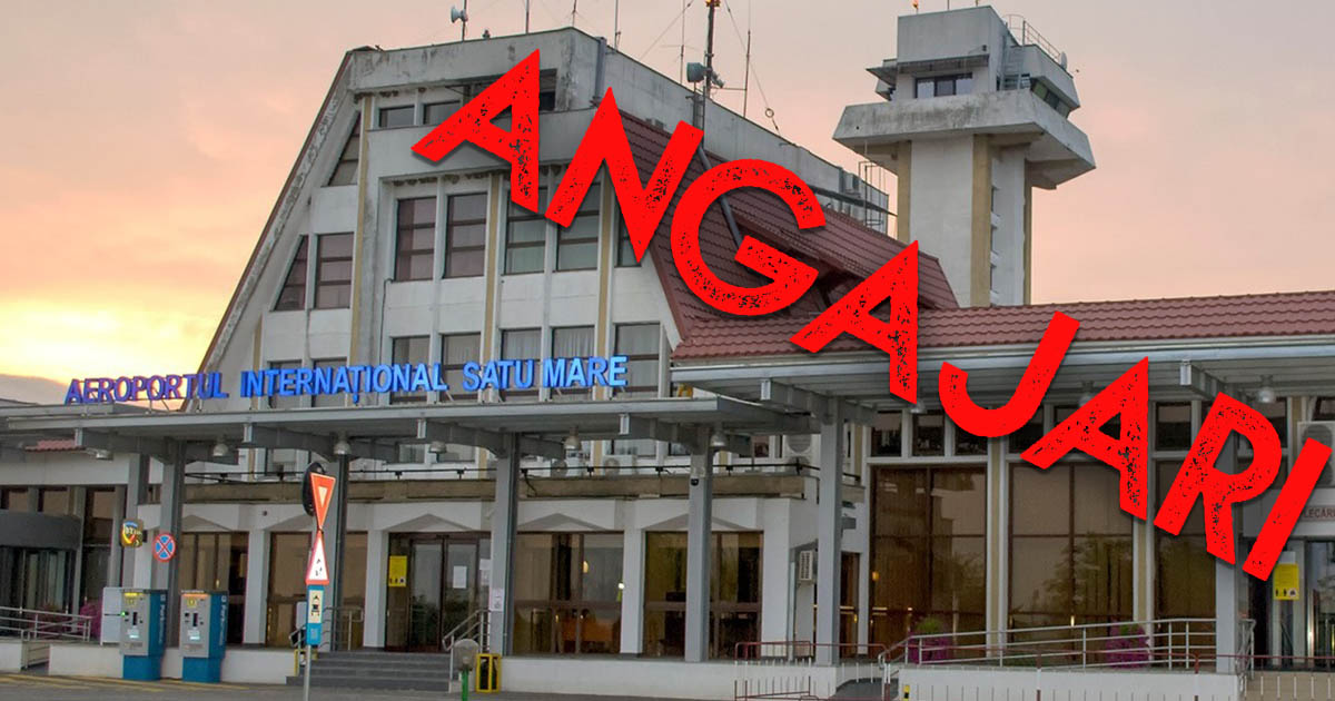 Se fac angajări la Aeroportul Satu Mare. Ce posturi sunt disponibile