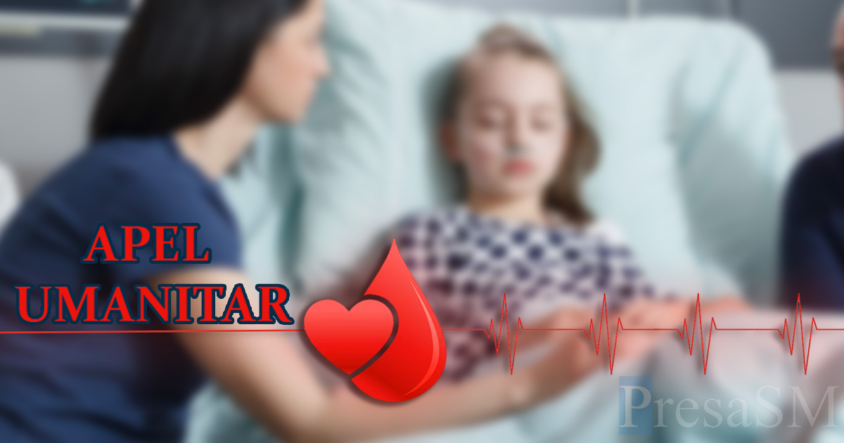 Brigitta (10 ani), o fetiță din Satu Mare, are nevoie urgentă de sânge! Haideți să o salvăm!