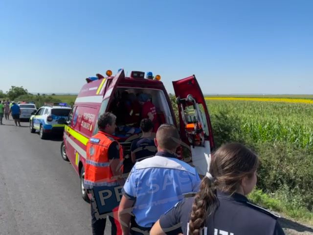 Accident în județul Satu Mare. O femeie a ajuns la Urgență, un șofer a ajuns direct după gratii