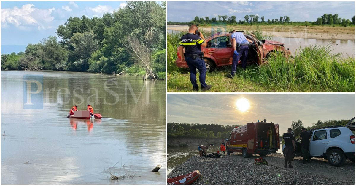 FOTO/VIDEO. A fost găsit mort tânărul (19 ani) care a plonjat cu mașina în Someș